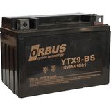 Orbus YTX9-BS Motosiklet Aküsü 12V 9Ah Kapasite Yüksek Performanslı Güç Kaynağı