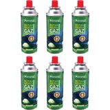 Orcamp 227 gr Gaz Kartuşu Tüp 6'lı Set Orgaz KTS227 %30 Propan %70 Butan Karışımı - Altlı Set