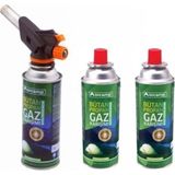 Orcamp 227 gr Kartuş Tüp Çakmaklı Pürmüz Set 3'lü Paket