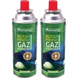 Orcamp 227GR Kartuş Tüp %30 Propan & %70 Bütan Gazı İle Güvenli Enerji Kaynağı 2'li Paket - 8