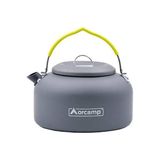 Orcamp Kamp Çaydanlığı Hafif Anodize Alüminyum 1.40 lt. Ergonomik Tasarım ile Taşınabilir