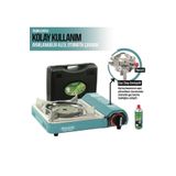 Orcamp Pro Portatif Seramik Kamp Ocak Ck-508 Gaz Stop Emniyetli 1 Adet 227 Kartuş