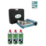 Orcamp Pro Seramik Portatif Kamp Ocağı Mavi Ck-508 + 3 Ad 227Gr Gaz