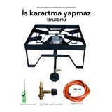 Orcamp Sanayi tipi Ev yer Ocak dar piknik tüpler uyumlu hortum başlık set canavar Ocak evde yer ocağı 30x30