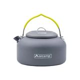 Orcamp Taşınabilir Kamp Çaydanlığı Hafif Anodize Alüminyum 1.4 Litre Kapasite