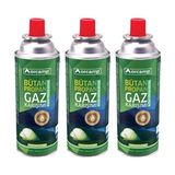 Orcamp Valfli Gaz Ocak Kartuşu 3' lü Set 227 Gr - Yeşil