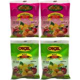 Orçel 2 Kivi 2 Kuşburnu Aromalı İçecek Tozu Oralet Çay 4X300 gr - 1,2 kg