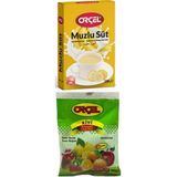 Orçel 200 gr Muzlu Süt + 300 gr Kivi Aromalı İçecek Tozu