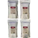 Orçel Çilekli Süt +Muzlu Süt +Salep+Karadut Aromalı İçecek Tozu Oralet Çay 4X1 Kg