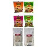 Orçel Karadut +Elma +Kivi +Limon +Portakal + Kuşburnu Toz İçecek Seti Oralet Karışık Paket 6X300gr.