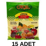 Orçel Limon Aromalı İçecek Oralet 15 x 300 gr