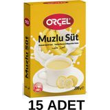 Orçel Muzlu Süt Aromalı Içecek Tozu Oralet Çay 15 x 200GR. - 1 kg