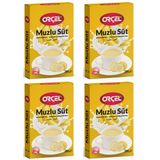 Orçel Muzlu Süt Aromalı İçecek Tozu Oralet Çay 4 X 200Gr.