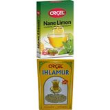 Orçel Nane Limon 200Gr + Ihlamur 30 Gr Set Aromalı İçecek Tozu Oralet Çay