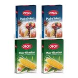 Orçel Pudra Şekeri 2X250gr. Mısır Nişastası 2X200gr. Set