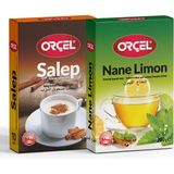 Orçel Salep 200GR. + Orçel Nane Limon 200GR.Oralet SET - 400 gr