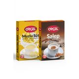 Orçel Salep + Muzlu Süt Aromalı İçecek Tozu Oralet Çay 2X200gr.