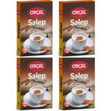 Orçel Salep (Sahlep 10 Fincan Tek Içimlik Tarçınlı) 4 x 200GR. - 800 gr