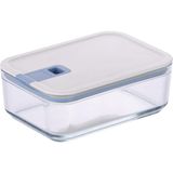 Orchid Neoflam Perfect Seal Dikdörtgen Cam Saklama Kabi Bej 1100Ml