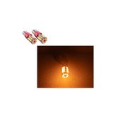 orco ( 2 X ADET ) 1 TAKIM LED T10 DİPSİZ AMPUL 12V 57 SMD LED FİBER AMBER ( 57 LED FİBER AMBER )