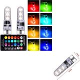 ORCO ELEKTRIC ( 2 x Adet ) 1 Takım LED T10 Dipsiz Ampul 12V Rgb Kumandalı ( 5W Dipsiz Ampul Rgb Kumandalı ) - 16 MOD & FLASH