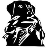 Ördek Avı Labrador Köpek Araba Sticker Çıkartması