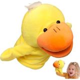 Ördek El Kuklası Çalışan Ağızlı Çocuk Peluş El Kuklaları