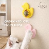 Ördek Şekilli Kedi Otu Oyuncak – Duvara Yapışan Catnip Kedi Oyuncağı Oyun Topu