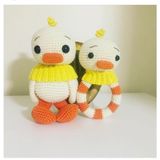 Ördek Set Amigurumi Organik Oyuncak