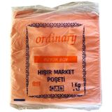 Ordinary Turuncu Market Poşeti Torbası Hışır Atlet Poşet Büyük Boy 30 x 60 CM 1 KG