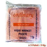 Ordinary Turuncu Market Poşeti Torbası Hışır Atlet Poşet Küçük Boy 24 x 40 CM 3 KG