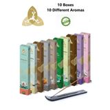 OrdoVeni % 100 Natural Tütsü Seti - 10 Farklı Aroma - Tütsü Kayığı Ile Birlikte