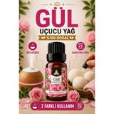 OrdoVeni Gül Kokulu Saf Esansiyel Uçucu Yağ 10 ml | Kurutma Topu Kokusu, Difüzör Yağı, Oda Kokusu Esansı & Body Mist Esansı