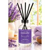 Ordoveni Lavanta Kokulu Bambu Çubuklu Oda Kokusu 100 ml | Ferahlatıcı ve Huzur Veren Lavanta Aroması | Uzun Süre Etkili Oda Kokusu | Çubuklu Koku Difüzörü | Ev, Ofis ve Yaşam Alanları Için