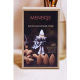 OrdoVeni Menekşe Çiçeği Kokulu 10 Adet Geri Akış Tütsü | Backflow Şelale Tütsüsü | Kalıcı Oda Kokusu | Ev, Ofis, Yoga ve Meditasyon İçin
