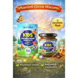 OrdoVeni Vitaminli Kakaolu Çocuk Macunu | Arı Sütü, Bal ve Pekmez ile Zenginleştirilmiş | 240GR
