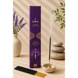 OrdoVeni Yedi Çakra Kokulu Çubuk Tütsü | Kalıcı Oda Kokusu | Premium Aromatik Tütsü | Ev, Ofis, Yoga ve Meditasyon İçin