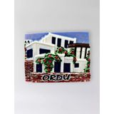 Ordu Polyester Kabartmalı Magnet 7,5 X 5,5 Cm Dekoratif Hediyelik Buzdolabı Süsü (Kod:1598)