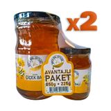 Ordu Süzme Çiçek Balı Cam Kavanoz (850g + 225g Hediyeli x2 Adet)