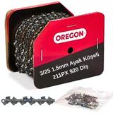 Oregon 3/25" 1,5Mm Ayak Köşeli 21Lpx 920 Diş Top Testere Zinciri