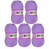 Ören Bayan Dora Örgü İpi - Ametist - 5'Li Paket - ( Renk Kodu : 056)
