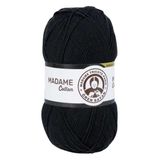 Ören Bayan Madame Cotton Örgü İpi - Siyah - 1 Adet - ( Renk Kodu : 999)