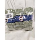 Ören Bayan Star Mat Çağla Yeşili El Örgü Ipi Art No 1754 Nm 3 100GR. (3 Adet)- Renk: 159
