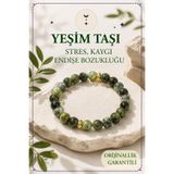 Orenda Design Yeşimtaşı Doğal Taş Bileklik (Huzur, Şifa ve Duygusal Denge)