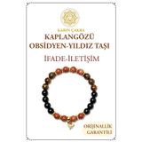Orenda Design Yıldız Taşı, Oniks, Kaplan Gözü Taşlı Kök Çakra Bilekliği – Koruma ve Güven
