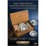 ORENDA WOOD Türk Kahvesi Seti 2'li Cezveli - KİŞİYE ÖZEL - Ahşap Kutulu - Hediyelik
