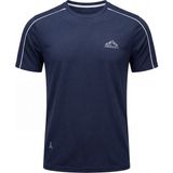 Orendahıll ORENDAHILL Erkek Spor Tişört Hızlı Kuruyan Esnek Regular Fit Trim Detaylı Activewear - Lacivert