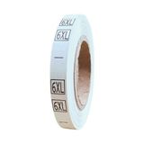 Örenler Plastik 1 cm Bez Beden Yaka Etiketi (500'LÜ Rulo) 6xl - -- - 10 mm - Bez Yaka Etiketi