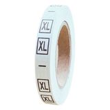 Örenler Plastik 1 cm Bez Beden Yaka Etiketi (500'LÜ Rulo) Xl - -- - 10 mm - Bez Yaka Etiketi