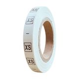 Örenler Plastik 1 cm Bez Beden Yaka Etiketi (500'LÜ Rulo) Xs - -- - 10 mm - Bez Yaka Etiketi